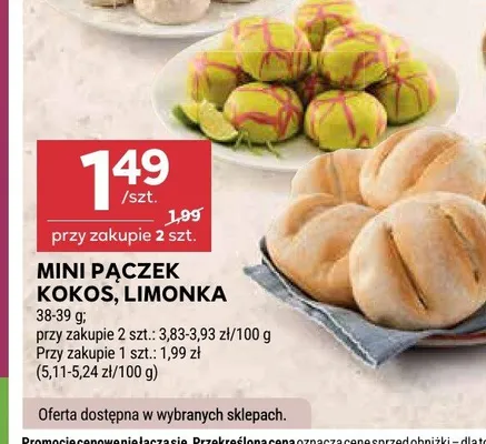 Mini pączek limonka promocja w Stokrotka
