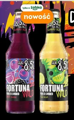Piwo Fortuna Wild o smaku owoców ciemnych promocja w Żabka
