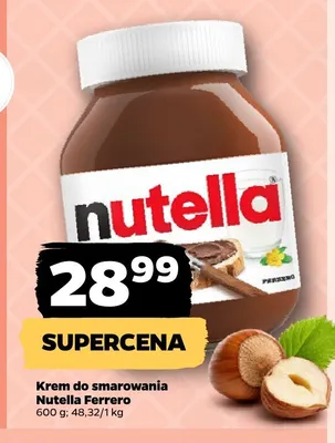 Krem do smarowania Nutella Ferrero promocja w Netto