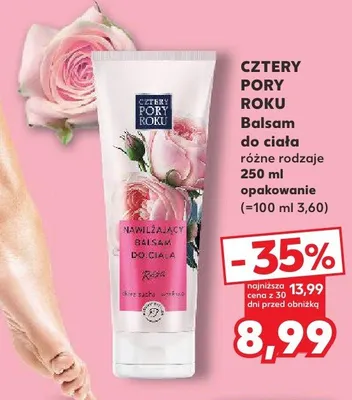 Balsam do ciała CZTERY PORY ROKU promocja w Kaufland