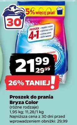 Proszek do prania Color, różne rodzaje promocja w Netto