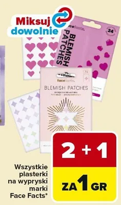 Plasterki na wypryski Face Facts promocja w Carrefour