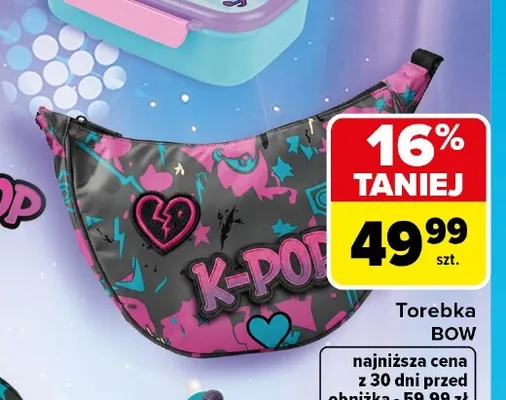 Torebka BOW CoolPack K-POP promocja w Carrefour