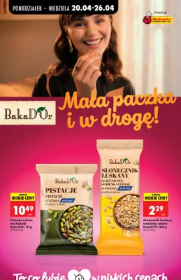 Pistacje solone bez łupinki promocja w Biedronka