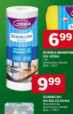Ścierka mikrofibra XXL promocja w Stokrotka