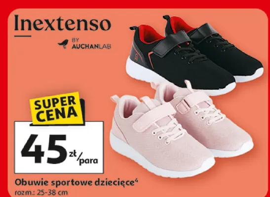 Obuwie sportowe dziecięce promocja w Auchan