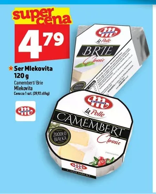Ser Camembert La Polle Mlekovita promocja w TOPAZ