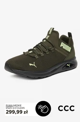 Buty męskie Puma Enzo 2,0 Clean promocja w CCC