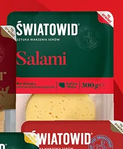 Ser Salami w plastrach Światowid promocja w Biedronka