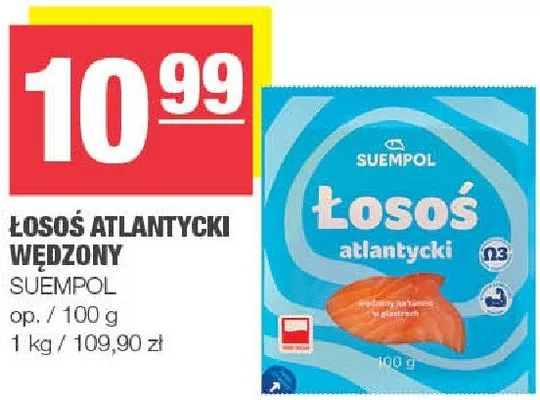 Łosoś atlantycki wędzony promocja w SPAR
