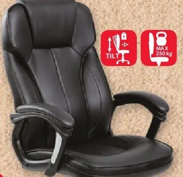 Fotel biurowy Komfort Black promocja w Selgros