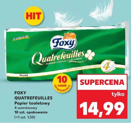 Papier toaletowy 4-warstwowy promocja w Kaufland