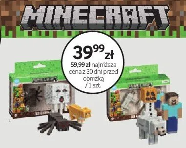 Figurka Minecraft promocja w Empik