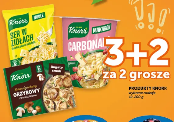 Nudle Knorr ser w ziołach promocja w Euro Sklep