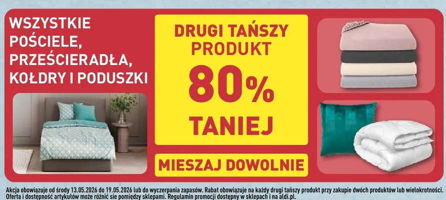 Pościel promocja w Aldi