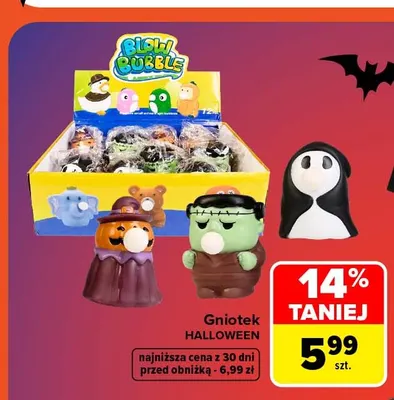Gniotek Halloween promocja w Carrefour