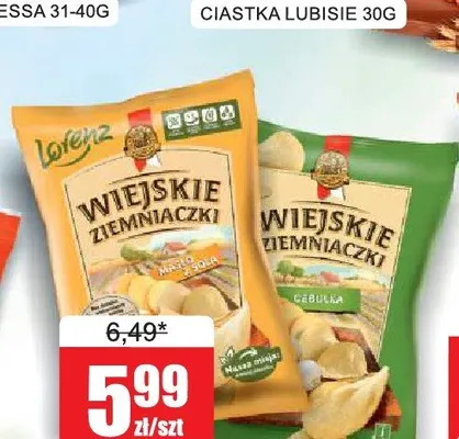 Chipsy Wiejskie Ziemniaczki Cebulka promocja w Bingo