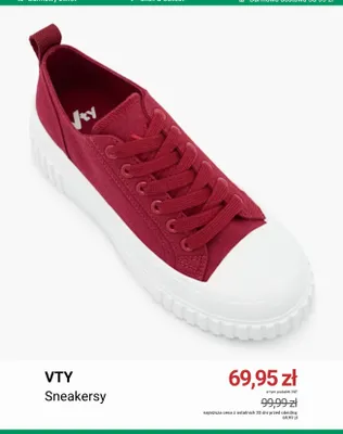Sneakersy VTY promocja w Deichmann