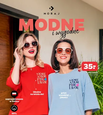 T-shirt damski MORAJ promocja w Netto