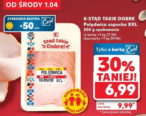 Polędwica sopocka XXL promocja w Kaufland