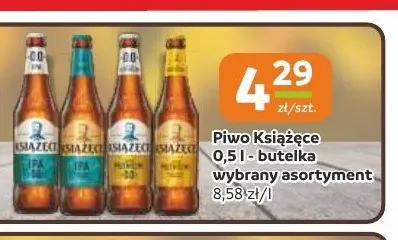Piwo Książęce Czerwony Lager promocja w Gama