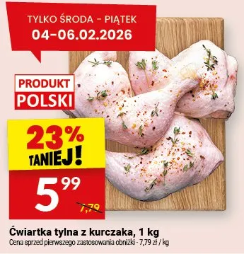 Ćwiartka tył z kurczaka, 1 kg promocja w Twój Market