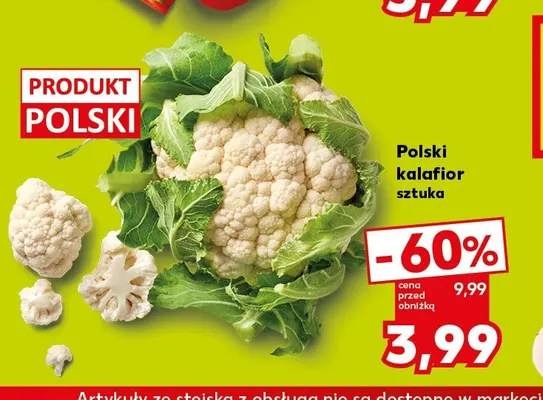 Kalafior polski promocja w Kaufland