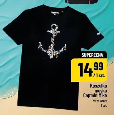 Koszulka męska Captain Mike promocja w POLOmarket