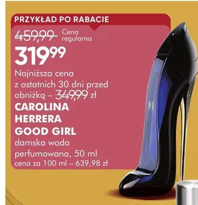 Perfumy damska woda perfumowana Good Girl promocja w Super-Pharm