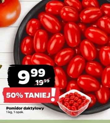 Pomidor daktylowy z Zieleniaka promocja w Netto