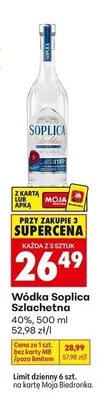 Wódka Soplica Szlachetna promocja w Biedronka