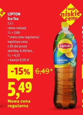 Lipton Ice Tea promocja w Lidl