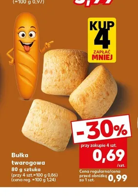Bułka twarogowa promocja w Kaufland
