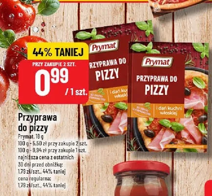 Przyprawa do pizzy Prymat promocja w POLOmarket