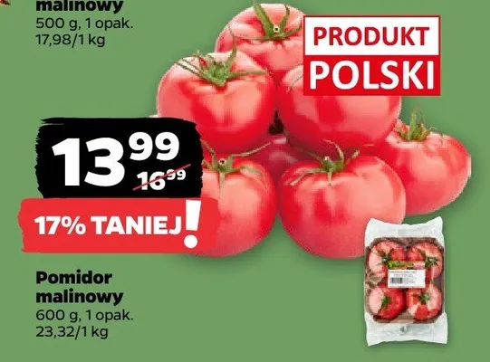 Pomidor malinowy promocja w Netto