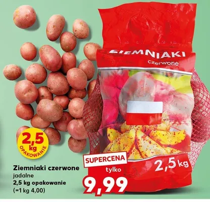 Ziemniaki czerwone jadalne promocja w Kaufland