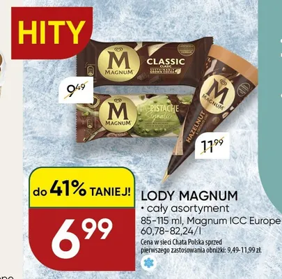 Lody Magnum promocja w Chata Polska