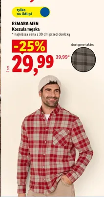 Koszula męska promocja w Lidl