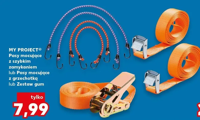 Pasy mocujące z szybkim zamykaniem promocja w Kaufland