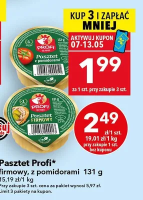 Pasztet Profi firmowy promocja w LEWIATAN