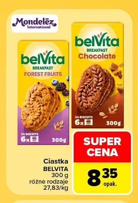 Ciastka belVita Breakfast Forest Fruits promocja w Carrefour