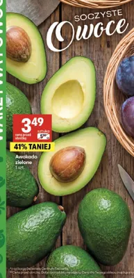 Awokado zielone promocja w Delikatesy Centrum