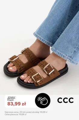 Klapki Jenny promocja w CCC