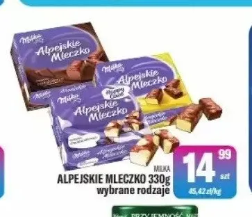Alpejskie Mleczko Milka promocja w Tomi Markt