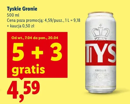 Piwo Gronie promocja w Lidl