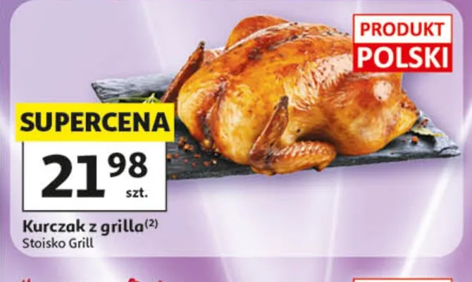Kurczak z grilla promocja w Auchan