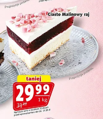 Ciasto Malinowy raj promocja w Prim Market