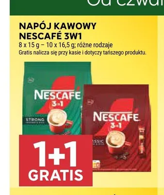 Napój kawowy Nescafé 3w1 Classic promocja w Stokrotka