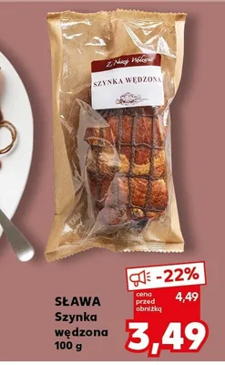 Szynka wędzona bukiem Szubryt promocja w Kaufland