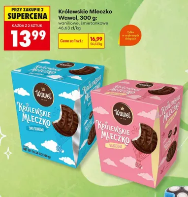 Królewskie Mleczko Wawel śmietankowe promocja w Biedronka